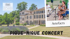 Pique nique + concert dans les jardins du Château 06/08/2024 ARTEFACTS